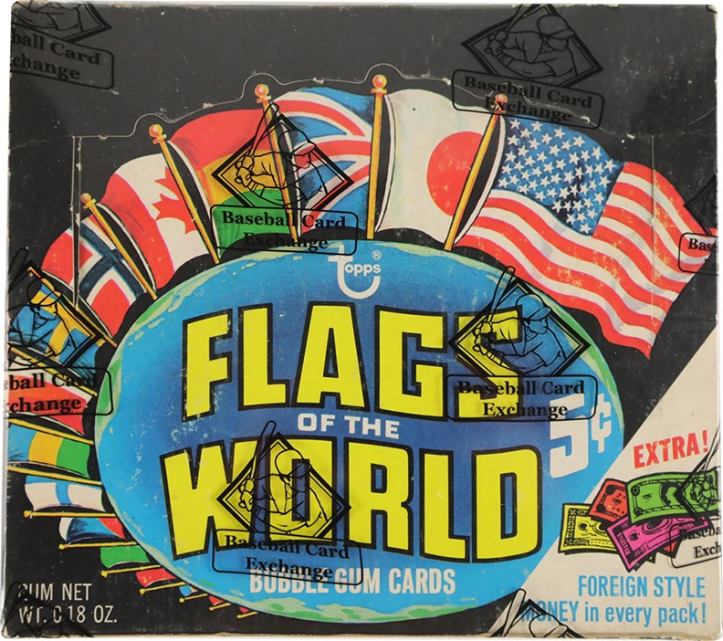 - 1970 Topps Flags of the World Unopened Wax Box (BBCE)