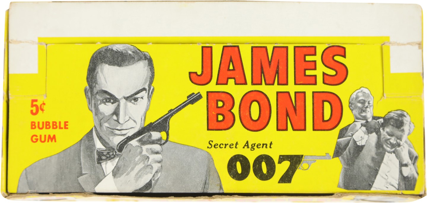 - 1965 Philadelphia Gum James Bond Empty Wax Display Box