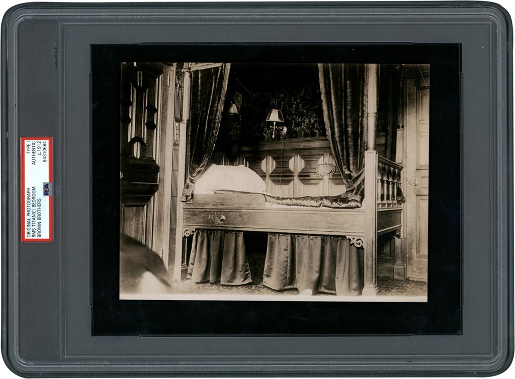 The Brown Brothers Collection - Titanic Luxury Passenger Cabin Room Photograph (PSA Type I)
