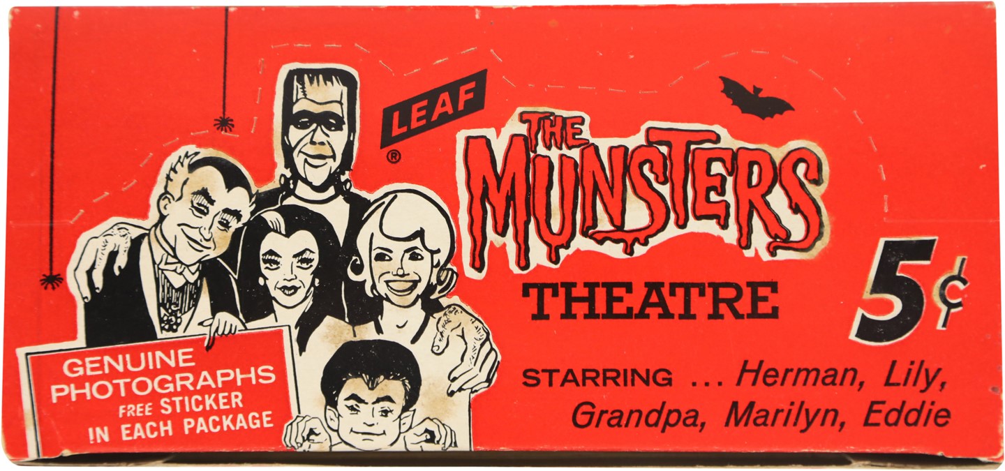 - 1964 Leaf The Munsters Empty Wax Display Box