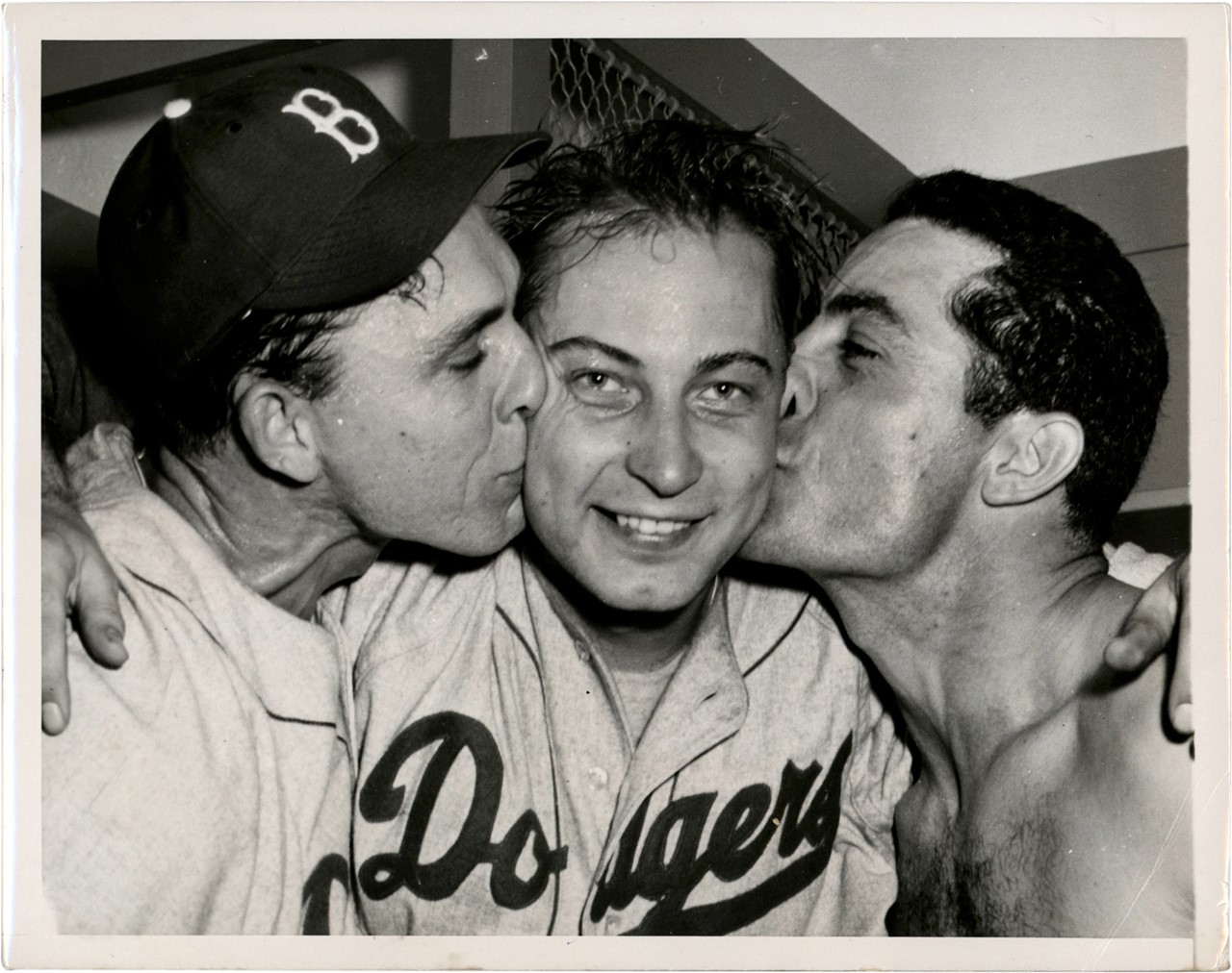 The Brown Brothers Collection - Brooklyn Dodgers Celebrate the 1955 World Championship Photograph (PSA Type I)