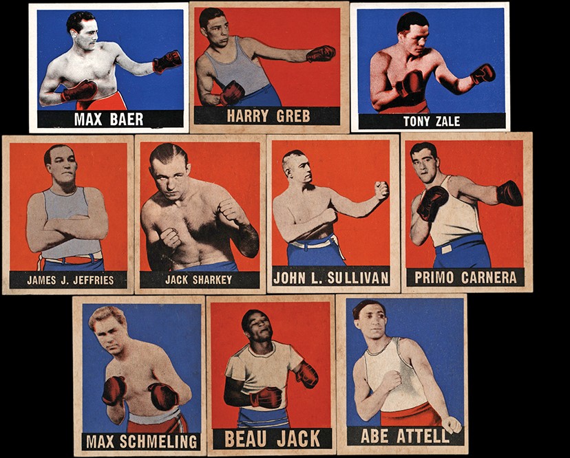 Muhammad Ali & Boxing - 1948 Leaf Boxing Card Collection (139) w/ PSA