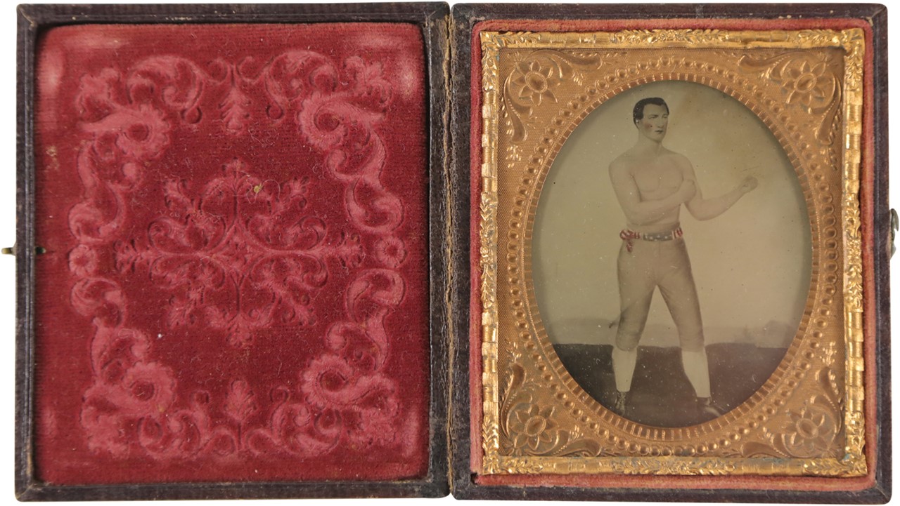 Muhammad Ali & Boxing - 1860's Boxing Ambrotype of John Camel Heenan