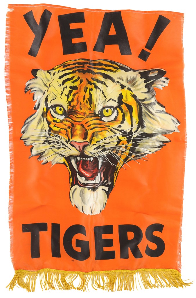 Ty Cobb and Detroit Tigers - 1935 Detroit Tigers Banner
