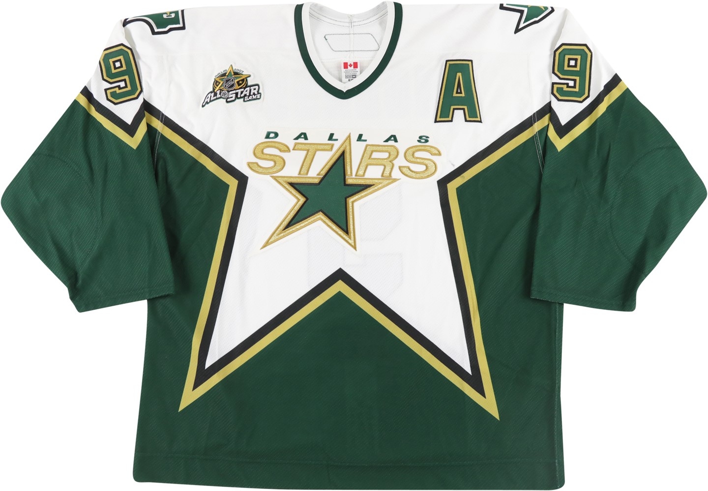 - 3/17/07 Mike Modano Record Breaking 502nd and 503rd Goal Game Worn Jersey - Passes Joe Mullen for Most Goals by American Born Player (MeiGray & Photo-Matched)