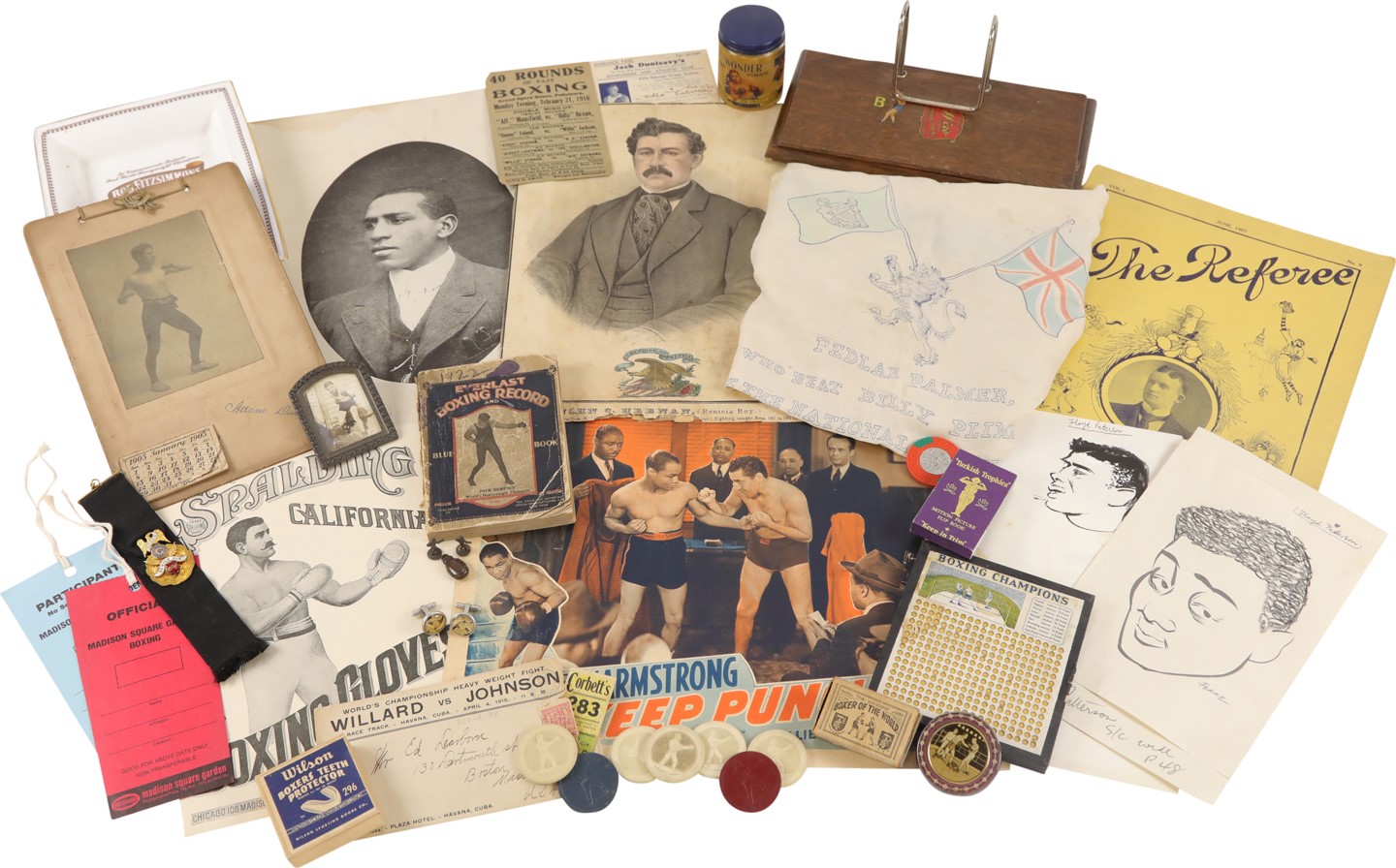 - Large Collection of 19th-20th Century Boxing Memorabilia & Ephemera