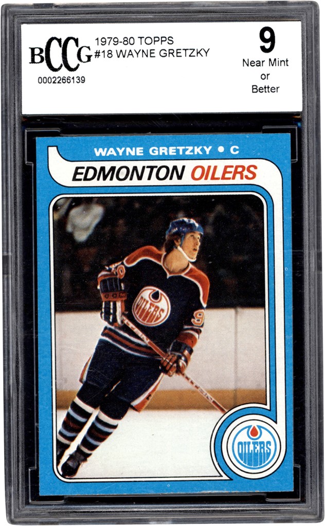 Hockey Cards - 1979 Topps #18 Wayne Gretzky Rookie BCCG 9