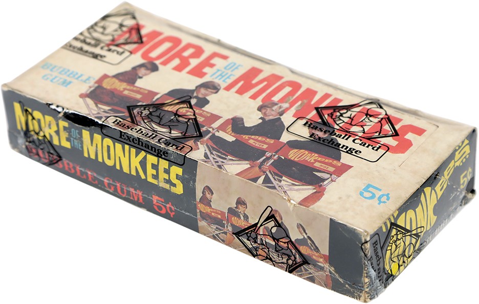 Unopened Wax Packs Boxes and Cases - 1967 Donruss More of the Monkees Unopened Wax Box (BBCE)