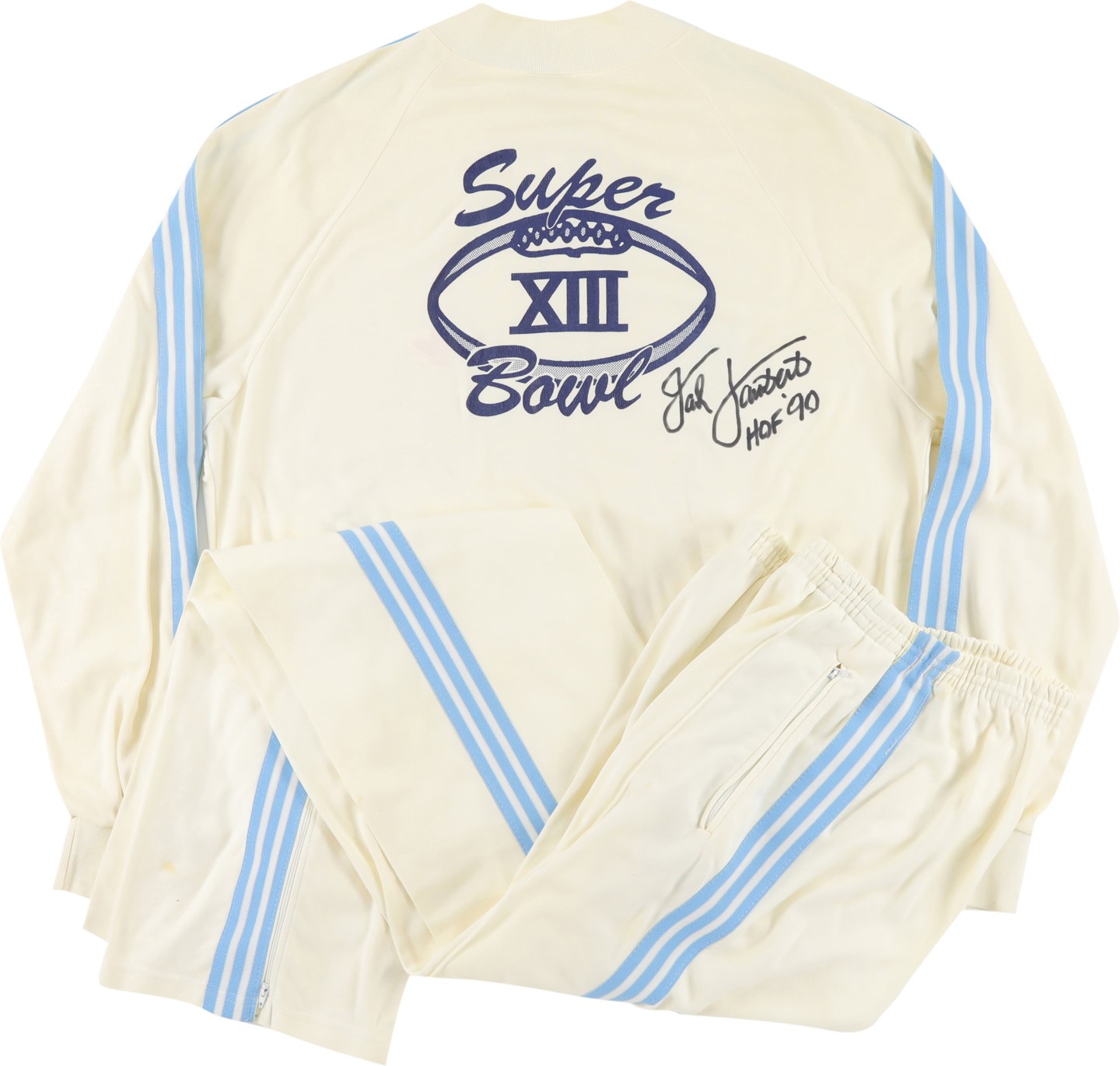 The Jack Lambert Collection - Jack Lambert Super Bowl XIII Adidas Warm-Up Suit