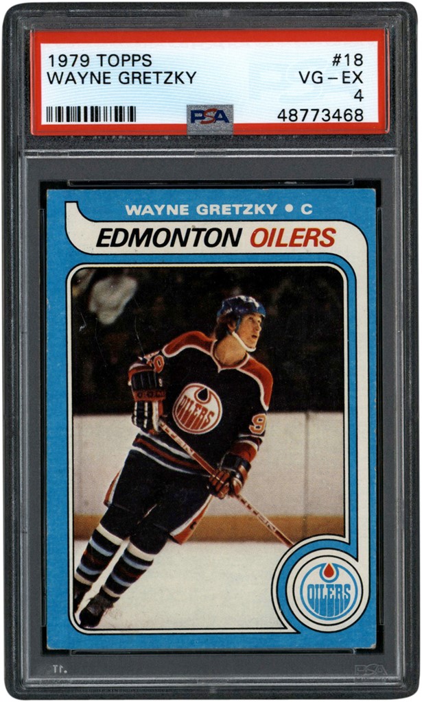 Hockey Cards - 1979 Topps #18 Wayne Gretzky Rookie PSA VG-EX 4