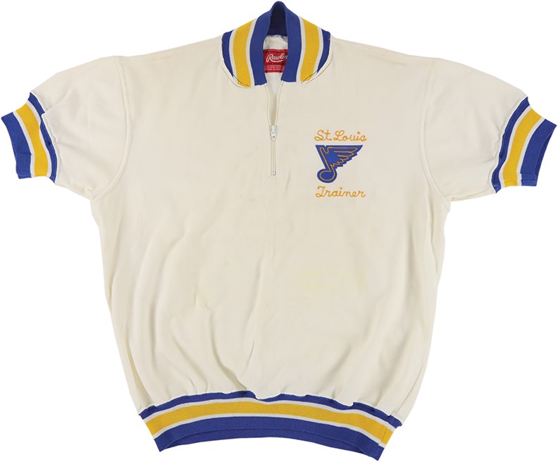 - 1970s St. Louis Blues Hockey Trainer's Jacket