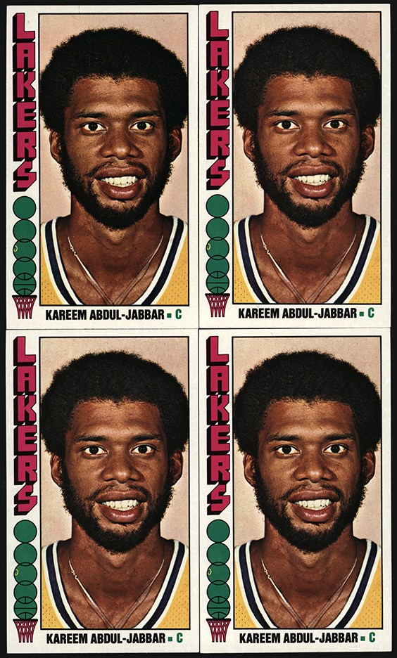 Basketball Cards - 1976 Topps #100 Kareem Abdul-Jabbar Collection (20)