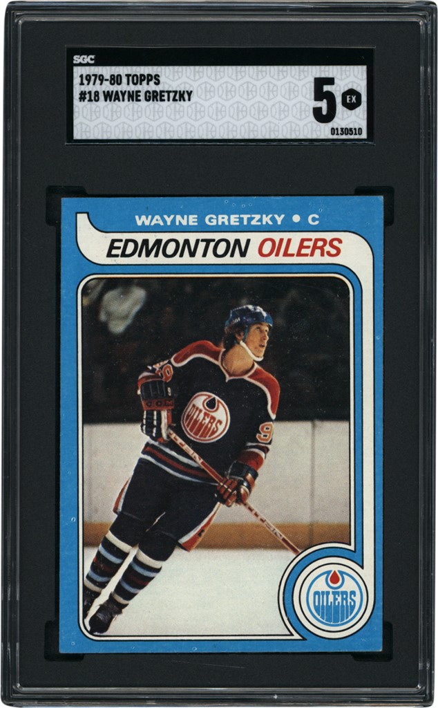 Hockey Cards - 1979 Topps #18 Wayne Gretzky Rookie SGC EX 5