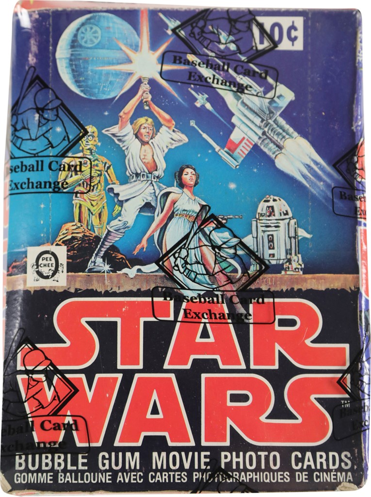- 1977 O-Pee-Chee Star Wars Series 1 Unopened Wax Box (BBCE)