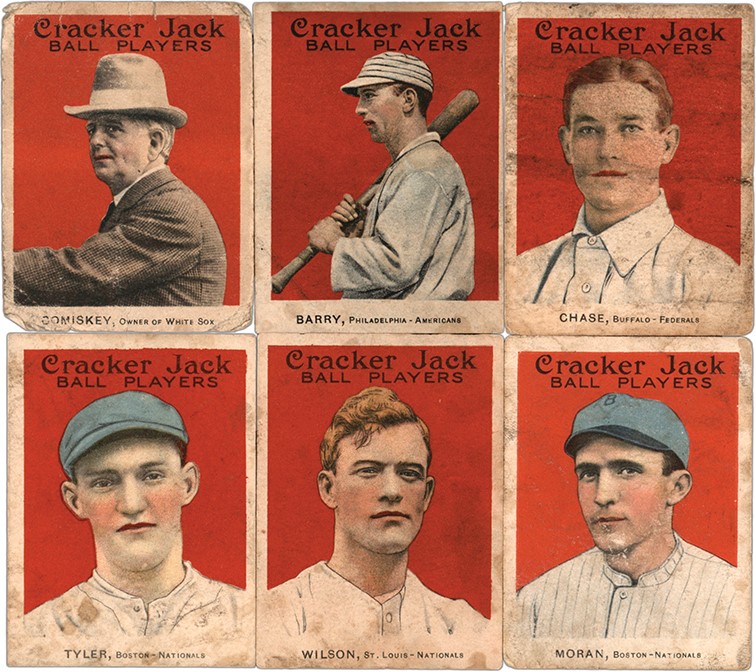 Baseball and Trading Cards - 1914-1915 Cracker Jack Baseball Card Collection (20)
