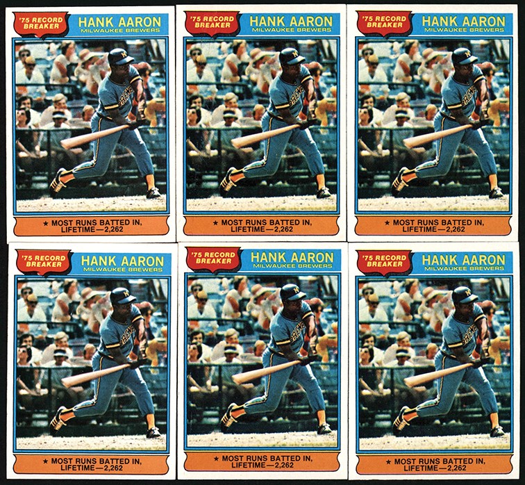 Baseball and Trading Cards - 1976 Hank Aaron Record Breaker #1 (6)