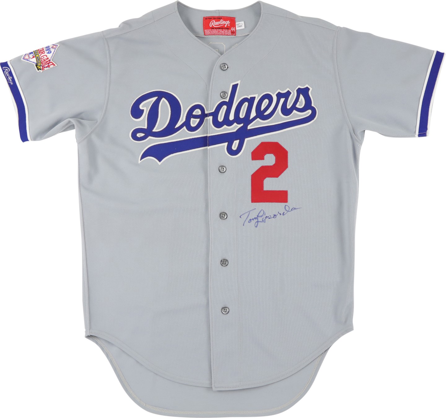 - 1989 Tommy Lasorda Los Angeles Dodgers All Star Game Worn Jersey