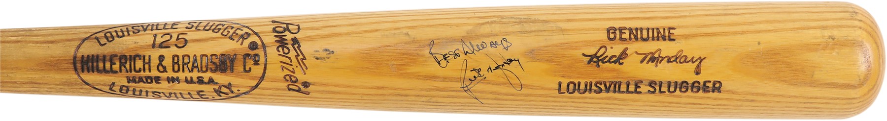 - 1973-75 Rick Monday Chicago Cubs Game Used Bat