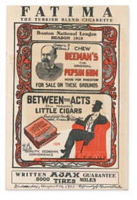 1905 World Series Program (New York Giants). Baseball, Lot #80150