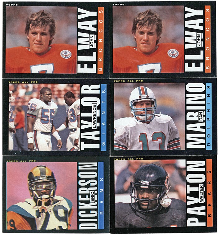 - 1985 Topps Football All Star Card Collection (74)