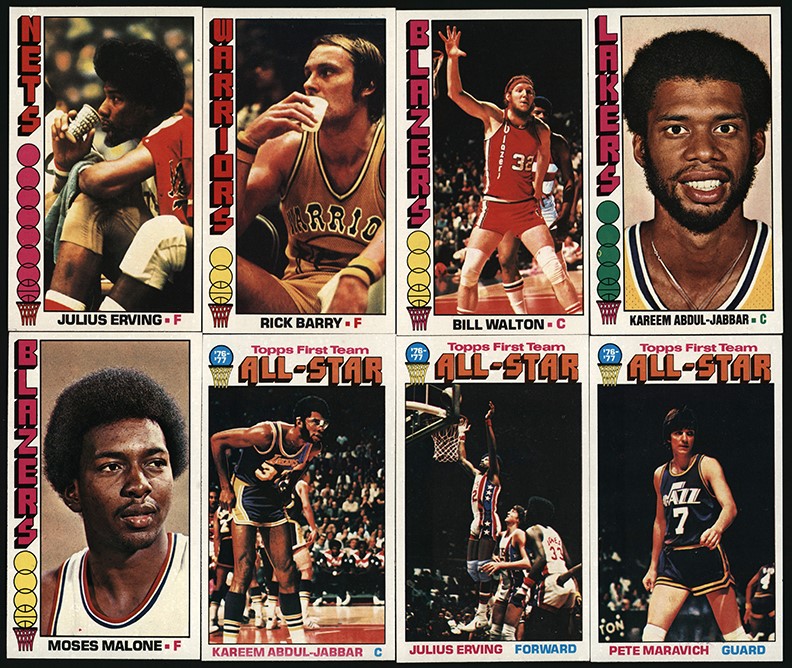 - 1976-1977 Topps Basketball All Star Card Collection (207)