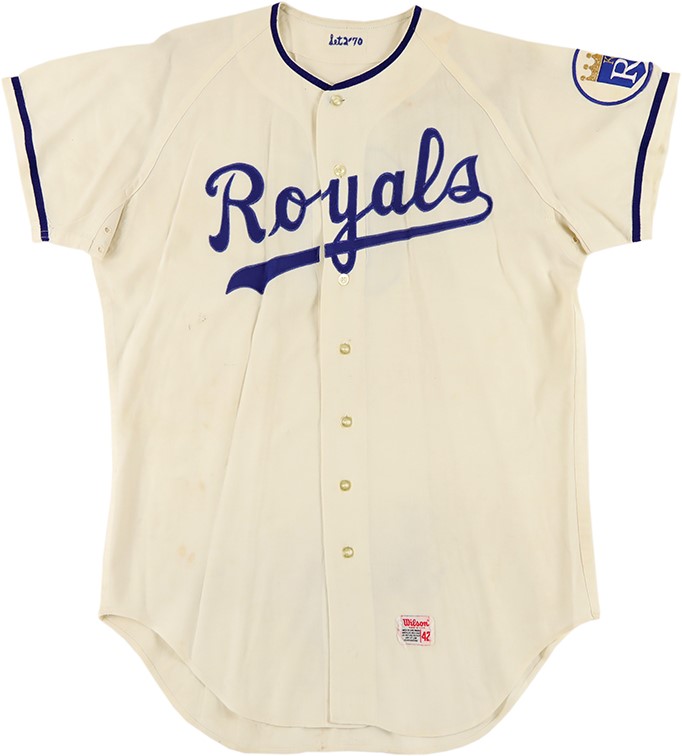 1970 Ed Kirkpatrick Kansas City Royals Game Worn Jersey