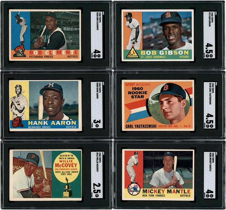 - 1960 Topps Complete Set (572) with SGC Graded