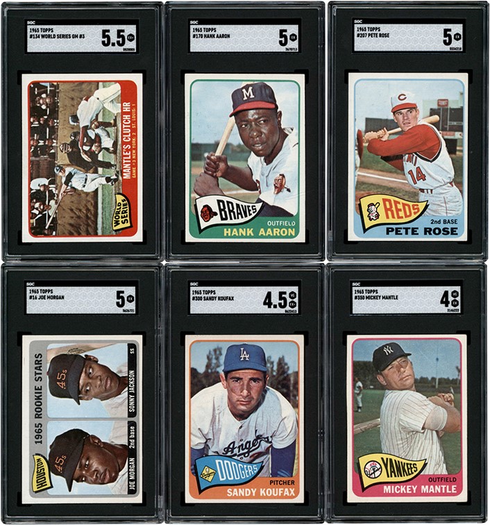 - 1965 Topps Complete Set (598) with SGC Graded