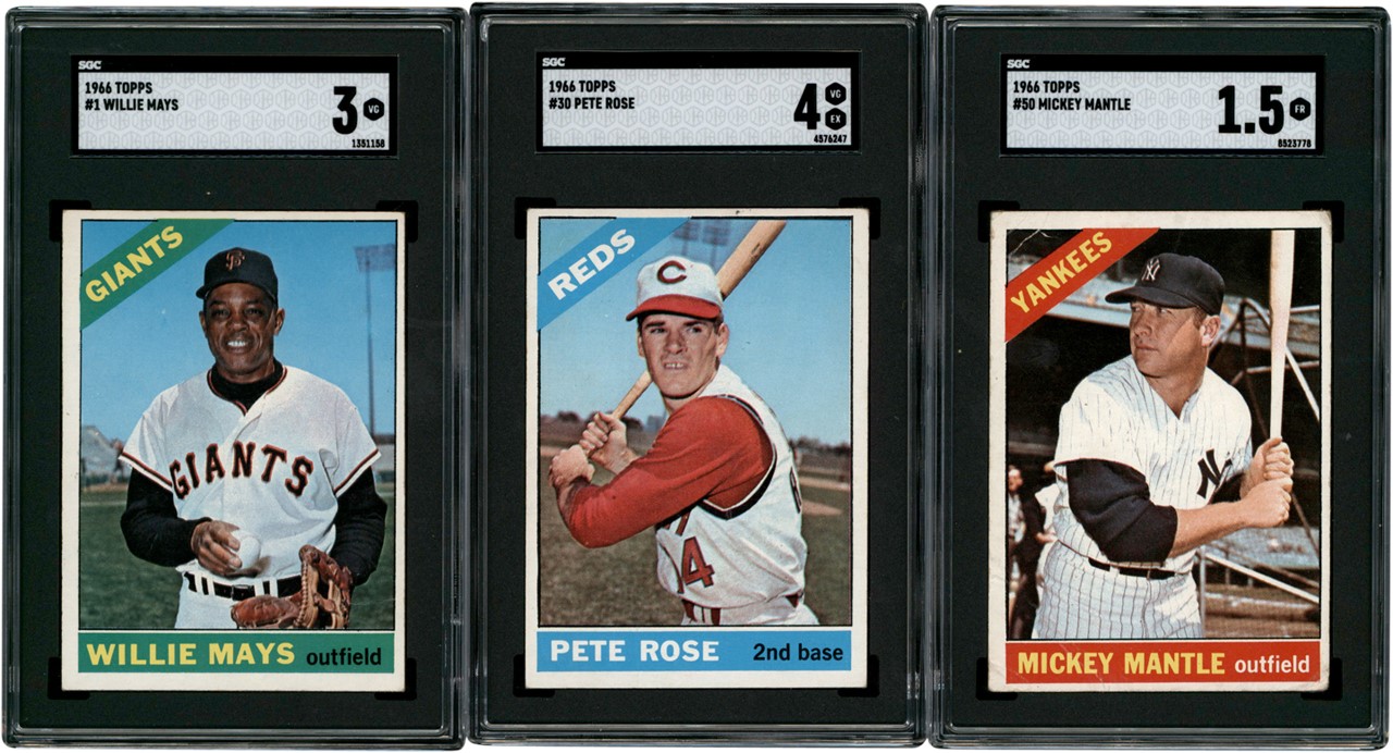 - 1966 Topps Complete Set (598) with SGC Graded