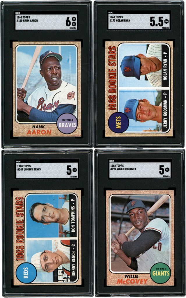 - 1968 Topps Complete Set (598) w/SGC Graded