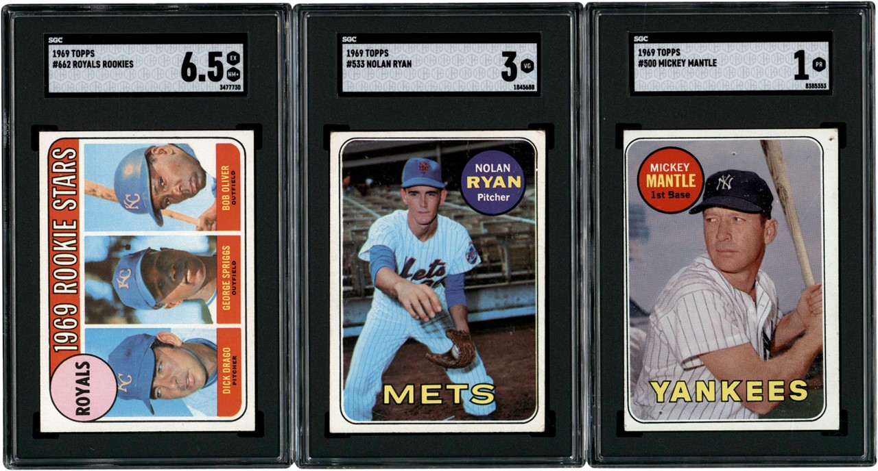 - 1969 Topps Complete Set (664) with SGC Graded