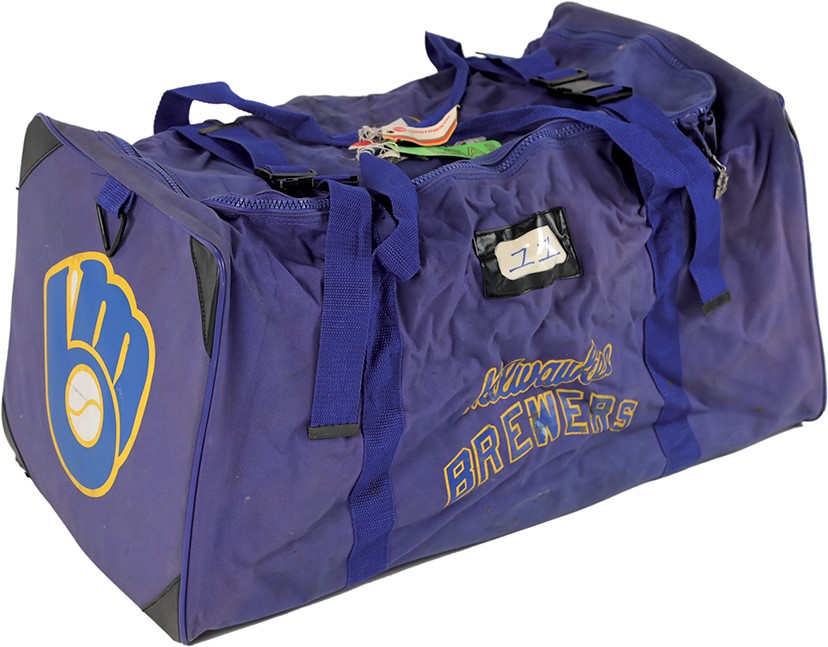 Baseball Equipment - Gary Sheffield Milwaukee Brewers Equipment Bag