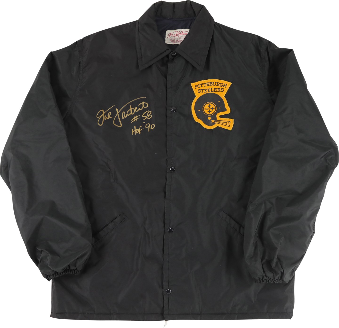 - 1970s Jack Lambert Pittsburgh Steelers Jacket