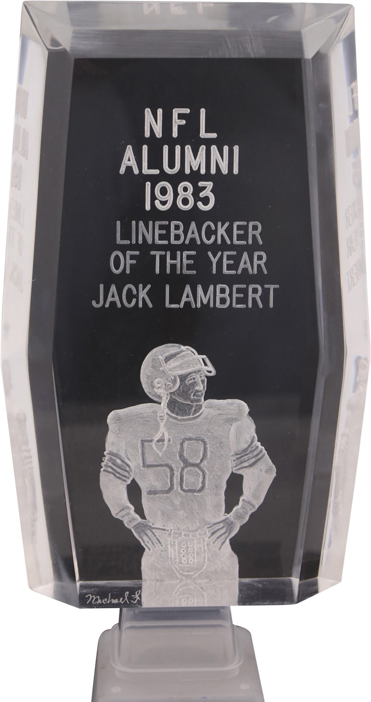 The Jack Lambert Collection - 1983 Jack Lambert Linebacker of the Year Award