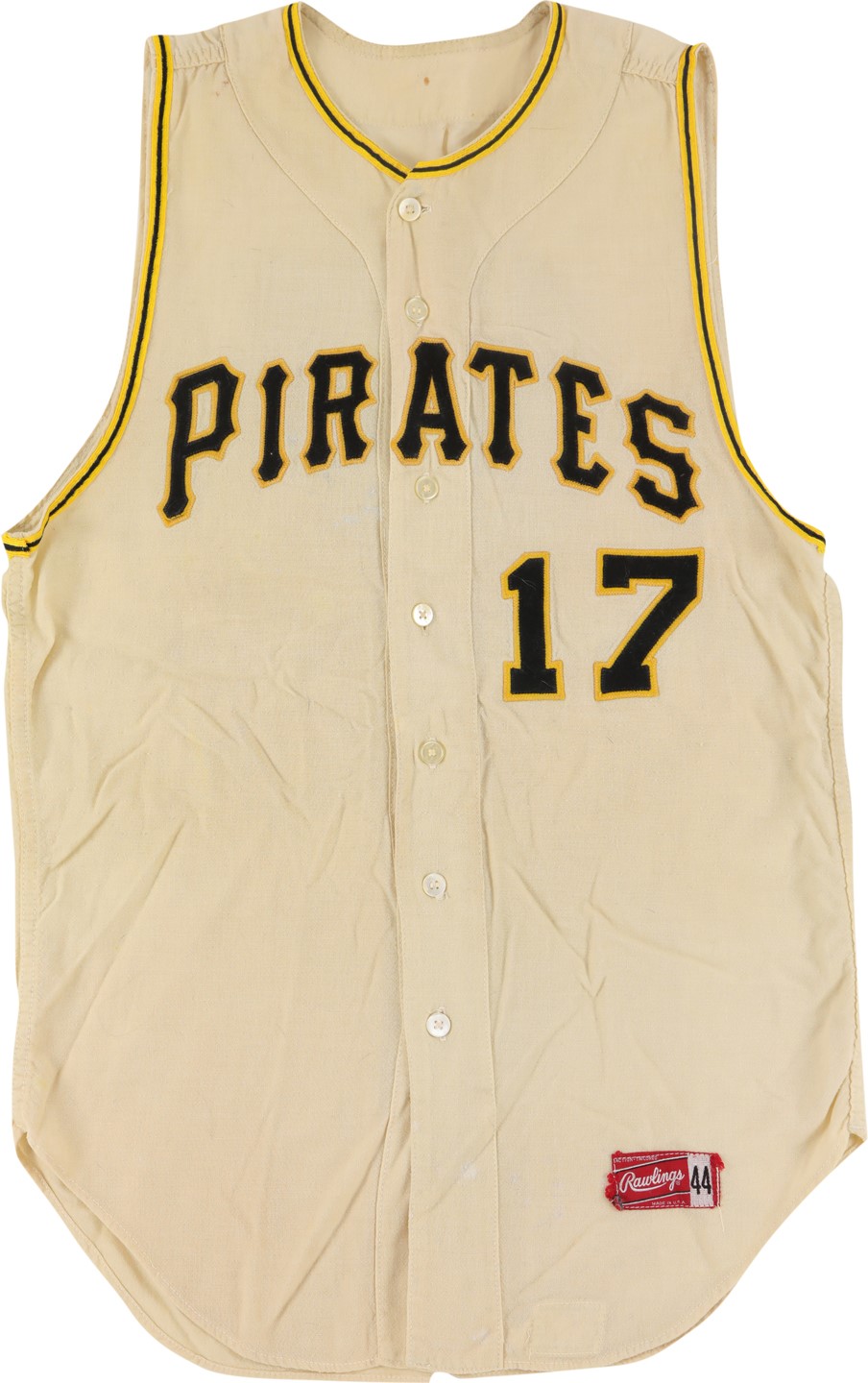 - 1965 Donn Clendenon Pittsburgh Pirates Game Worn Jersey
