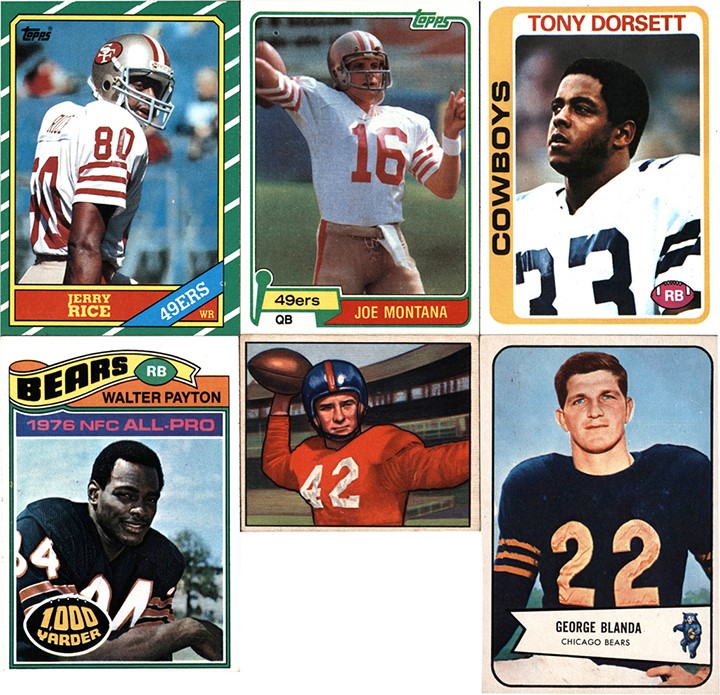- 1950-1986 Topps Football Collection with Rookies (19)