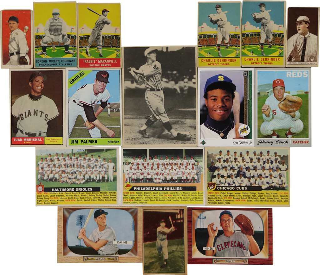 - 1909-1989 Baseball Card Archive with Rookies and Major HOFers (89)