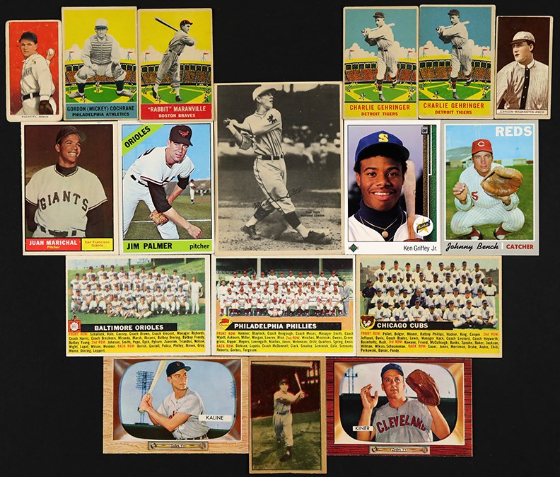 - 1909-1989 Baseball Card Archive with Rookies and Major HOFers (89)