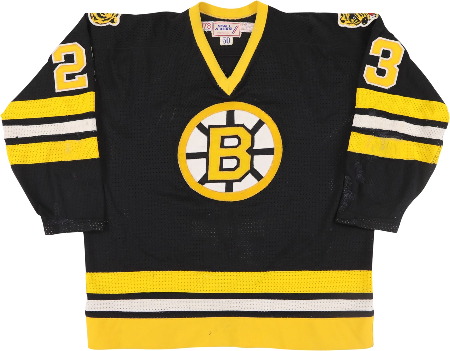 - 1978 Rick Smith Boston Bruins Game Worn Jersey