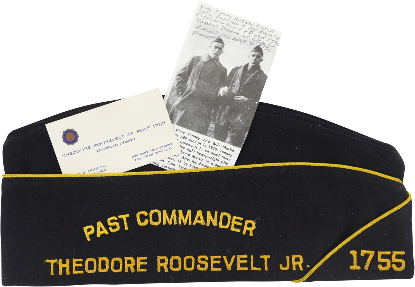Muhammad Ali & Boxing - Gene Tunney Personally Owned and Worn American Legion Cap