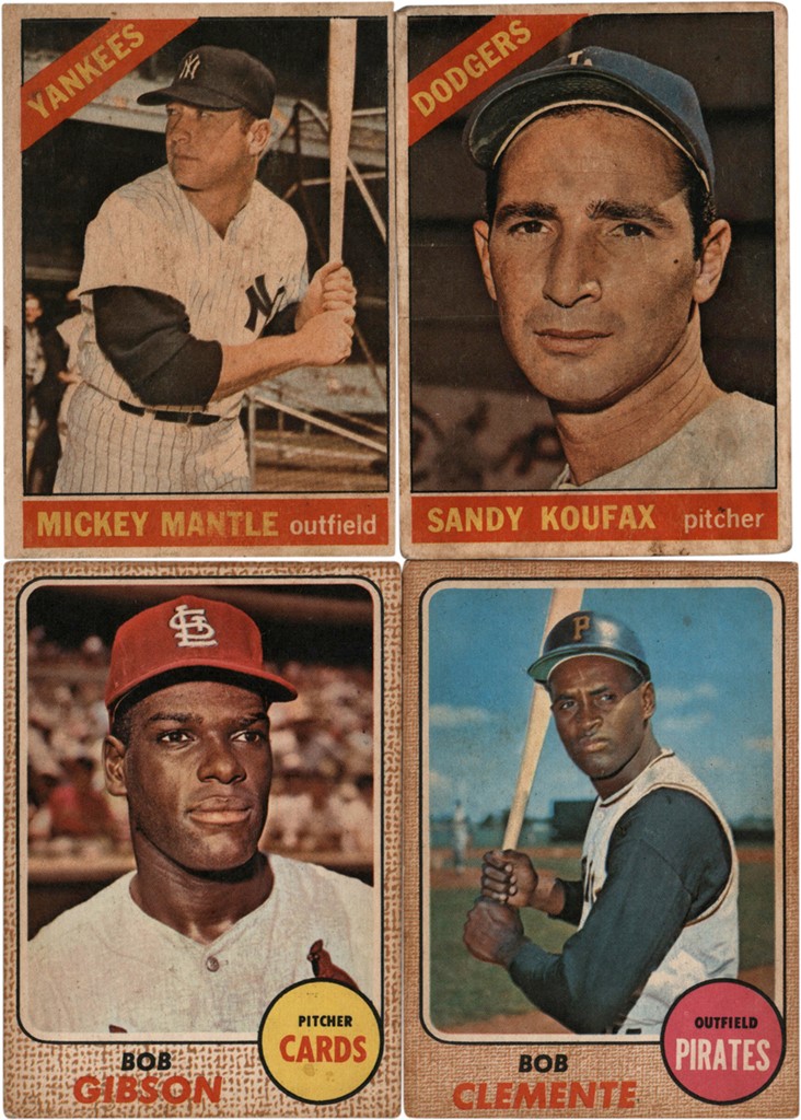 - 1966-68 Topps Venezuela Collection with Mantle, Clemente, Koufax (56)