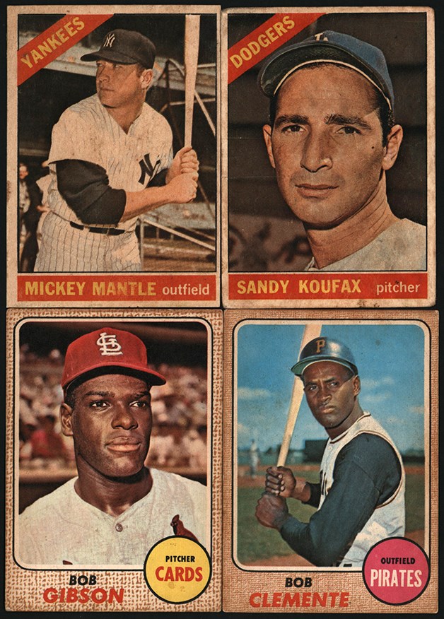 - 1966-68 Topps Venezuela Collection with Mantle, Clemente, Koufax (56)
