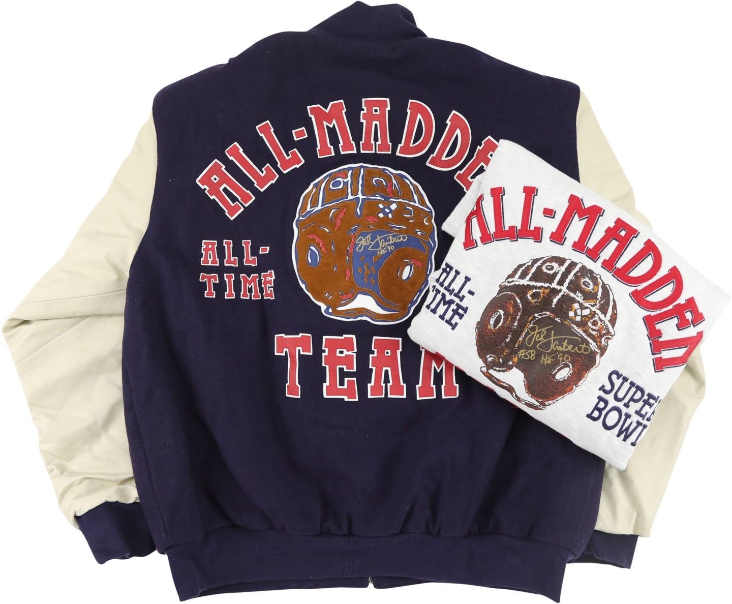 The Jack Lambert Collection - Jack Lambert All Madden All -Time Super Bowl Team Jacket and Sweatshirt