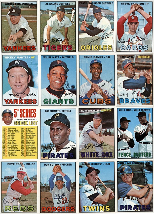Baseball and Trading Cards - 1967 Topps Partial Set (492/609)
