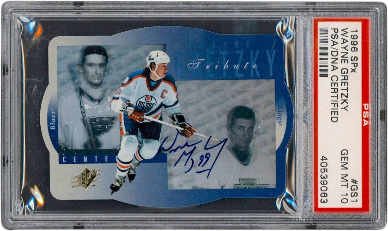 Modern Sports Cards - 1996 SPx Tribute #GS1 Wayne Gretzky Autograph PSA GEM MINT 10 (Pop 1 of 3!)