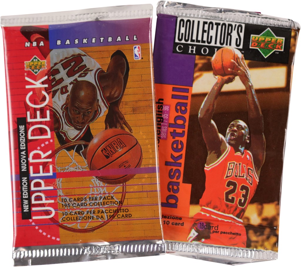 Modern Sports Cards - 1993-1994 & 1995-1996 Upper Deck and Collectors Choice Italian Basketball Unopened Packs (43)