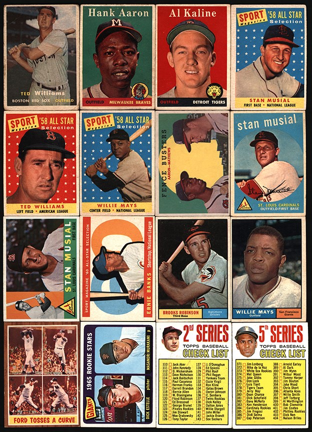 - 1957-1967 Topps Baseball Card Collection (868)