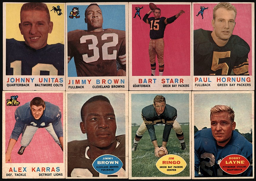 - 1956-1961 Topps Football Card Collection (487)