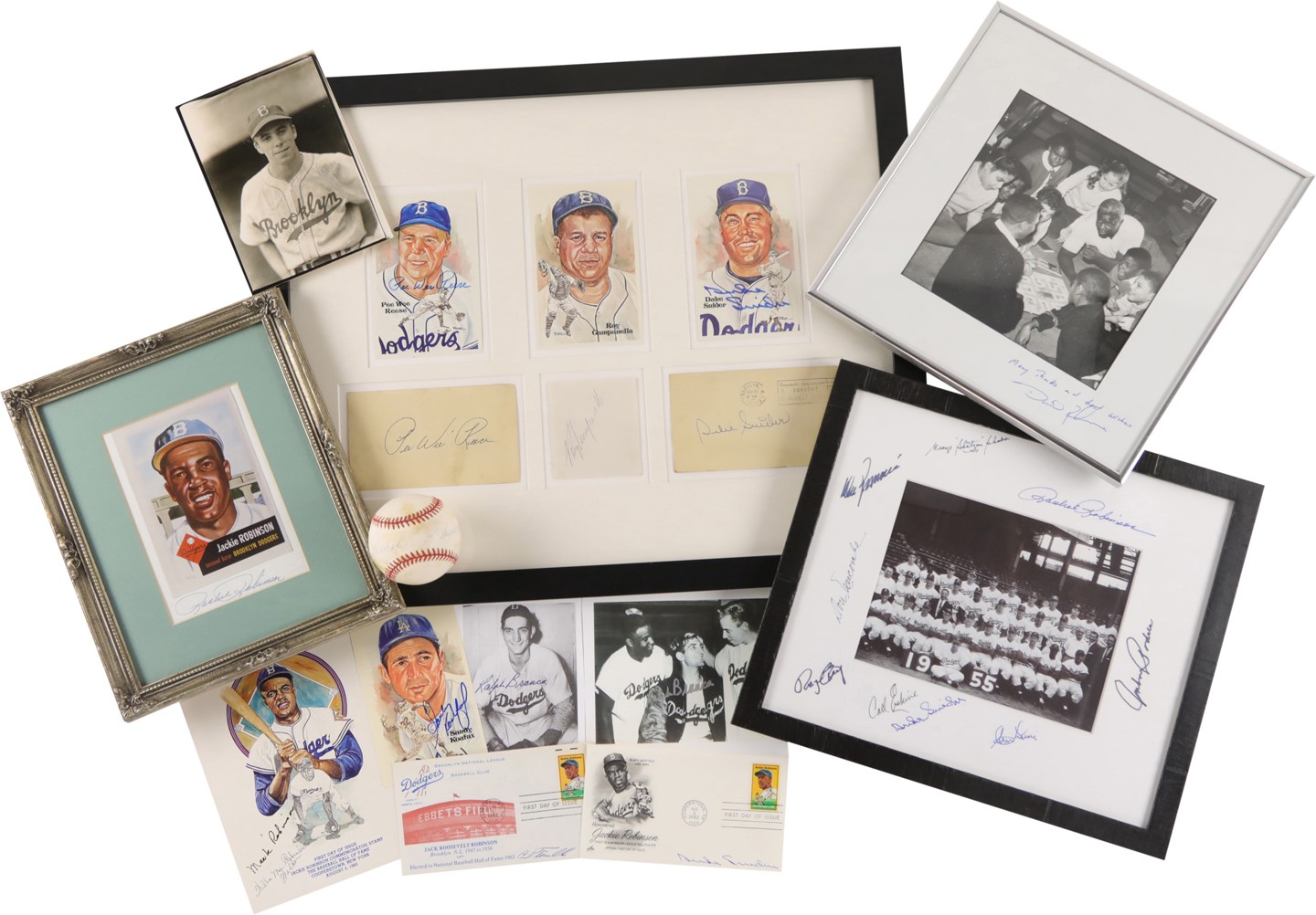 - Brooklyn Dodgers Autograph Collection with Roy Campanella (12)