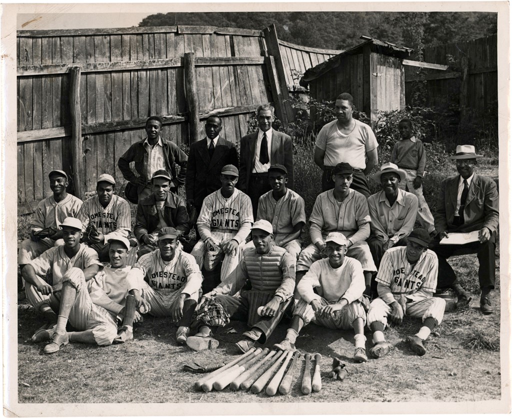 Baseball Memorabilia - Circa 1930s Homestead Giants Negro League Photo